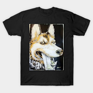 Wash-off husky T-Shirt